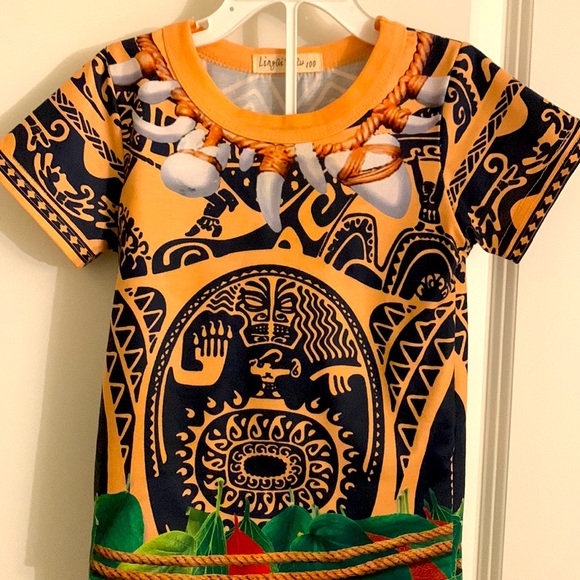 Halloween Maui costumes, T-Shirt and Short - Picture 2 of 3